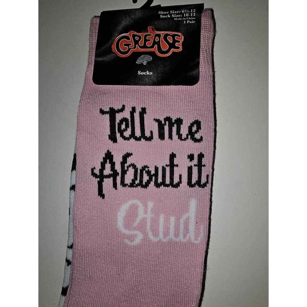 Grease Movie Socks Pink Ladies 